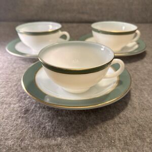 Classic Heritage Celadon Green Tea Cup & Saucer (set of 3)-Taylor, Smith & Smith